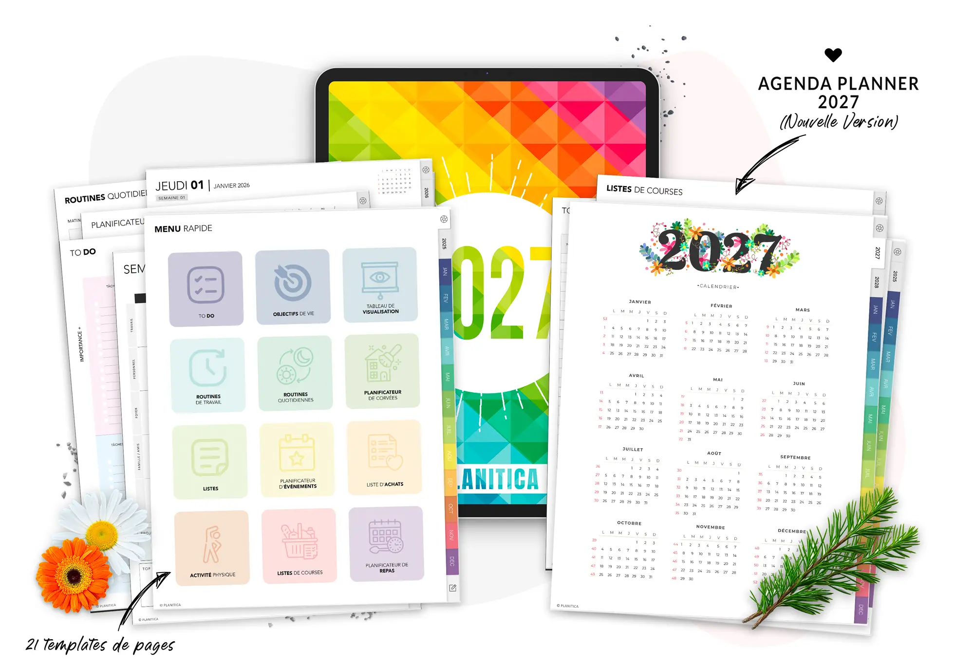Présentation agenda planner 2027