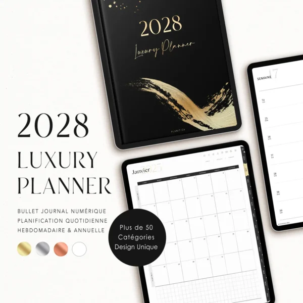Agenda Semainier Français 2028